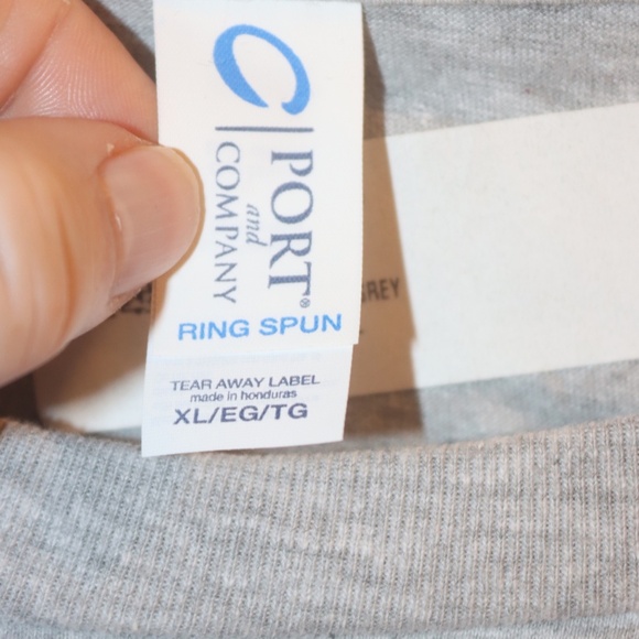 Kutztown University Long Sleeve Tee Grey Unisex  XL - Picture 2 of 8